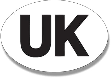 1 or 2 UK Car Stickers for Europe UK Stickers for Car Vinyl GB UK Car Sticker - REGULATION SIZE - Weather Resistant (1)