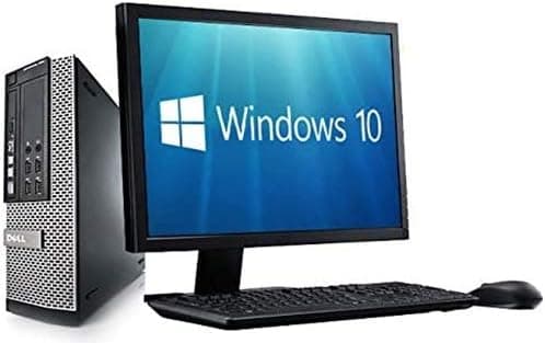 Complete set of 21.5in Monitor and Dell OptiPlex Quad Core i5-2400 8GB 1000GB WiFi Windows 10 64-Bit Desktop PC Computer (Renewed)