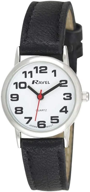 Ravel Unisex Easy Read Watch with Big Numbers