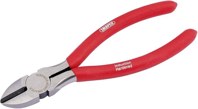 Draper Redline 160mm Diagonal Side Cutter | PVC Dipped Handles | Cutting Pliers | Wire Cutters | Cable Snips |Carbon Steel Hand Tool | 67923