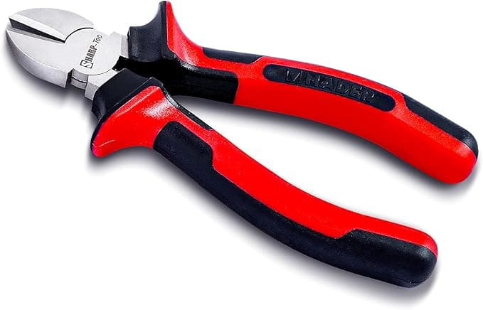 Sharp-Tec Diagonal Cutting Pliers, 160mm Precision Wire Cutters with Anti-Slip Handle, 6-inch Professional Wire Cutters Nippers