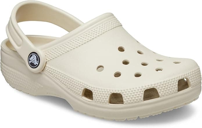 Crocs Unisex Kids Classic Clog K, Bone, J6 UK