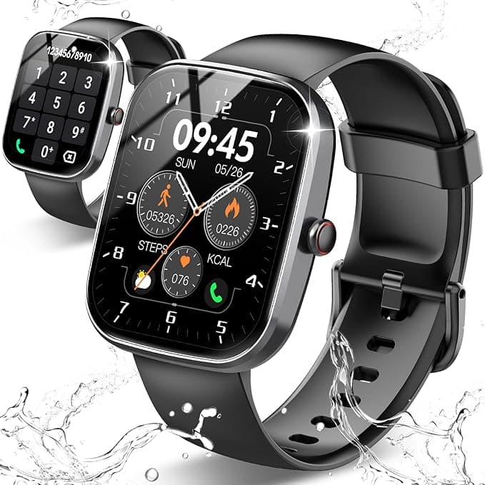 Csasan 2024 Smart Watch,1.91" Touch Smart Watches for Men Women Answer/Make Calls, 110+ Sports Modes with Sleep Heart Rate Monitor, Step Counter, IP68 Waterproof Fitness Watch for Android IOS