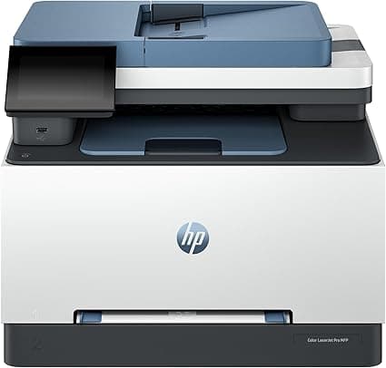 HP LaserJet Pro MFP 3302fdw Laser Printer, Colour, Printer for Small Medium Business, Print, Scan, Copy, Fax, Automatic document feeder, 2-Sided Printing, Wireless, Front USB port, Touchscreen