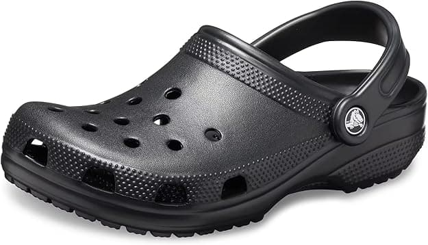 Crocs Unisex Classic Clogs (Best Sellers) Clogs, Black, 12 UK