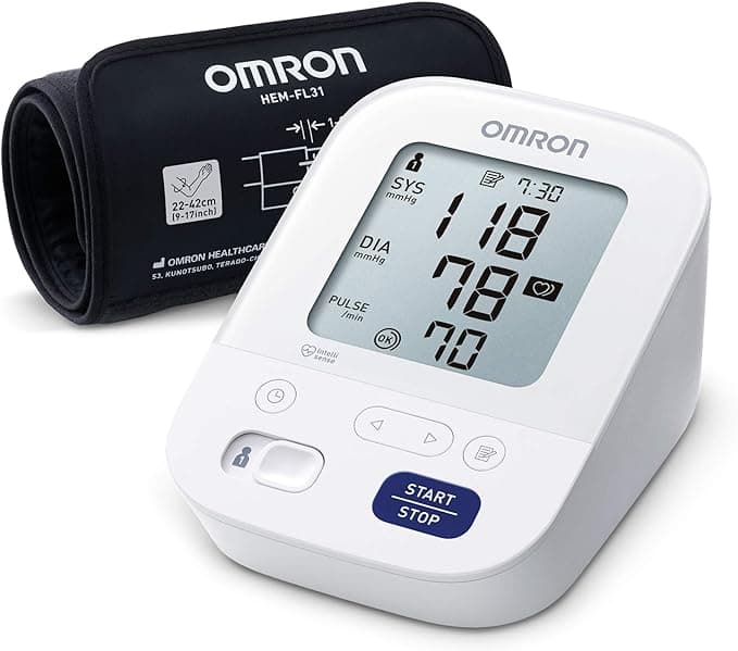 OMRON X3 Comfort Automatic Upper Arm Blood Pressure Monitor for Home Use, Clinically Validated Machine Including Use on Diabetics and Pregnancy, Intelli Wrap Cuff Accurate Results