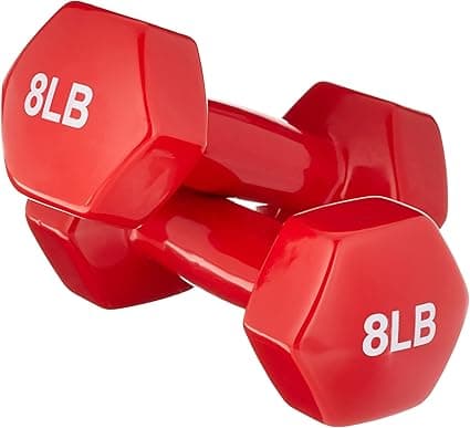 Amazon Basics Vinyl Dumbbells