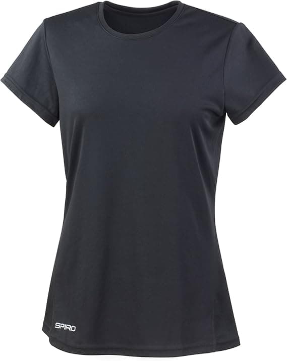 Spiro Womens/Ladies Sports Quick-Dry Short Sleeve Performance T-Shirt