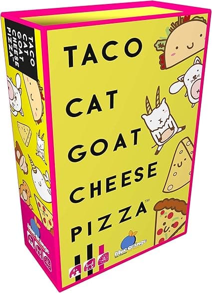 Blue Orange | Taco Cat Goat Cheese Pizza | Card Game | Ages 8+ | 2-8 Players | 10-30 Minute Playing Time