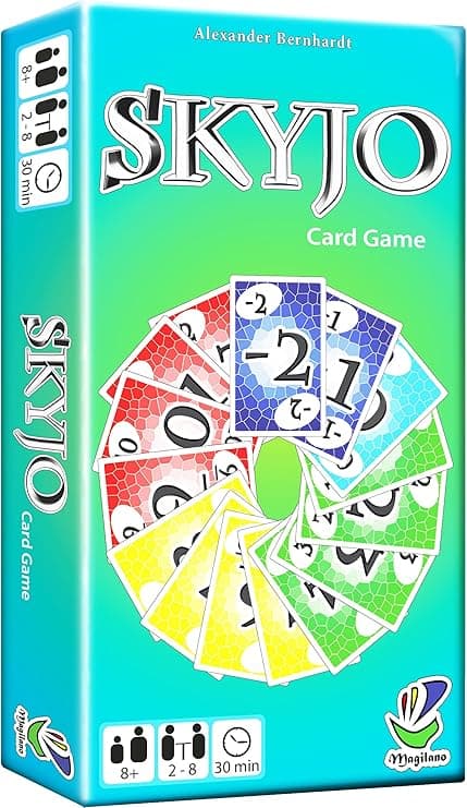 SKYJO by Magilano - The entertaining card game for kids and adults. The ideal game for fun, entertaining and exciting hours of play with friends and family.