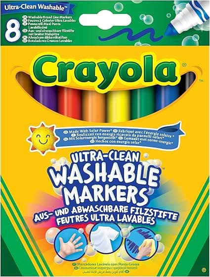 CRAYOLA 58-8328-E-000 Ultra-Clean Washable Markers Assorted