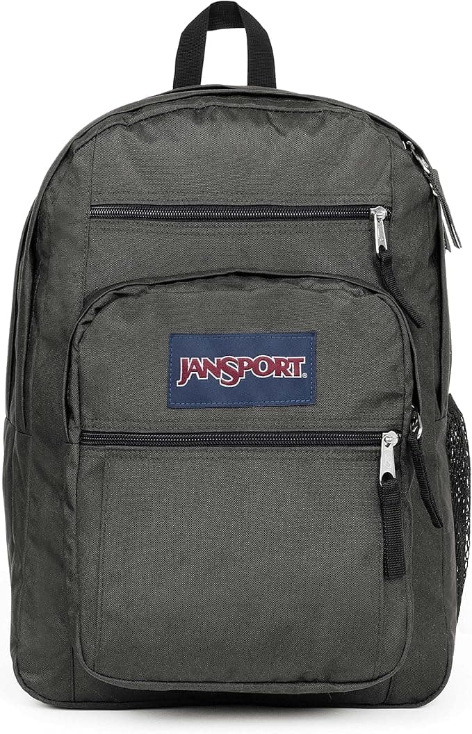 JANSPORT BIG STUDENT Large Backpack, 15 inch laptop compartment, Graphite Grey (Grey)